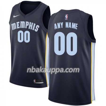 Memphis Grizzlies Custom Nike 2017-18 Navy Pelipaidat Swingman - Miesten